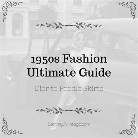 authentic 1950s poodle skirt|1950s Fashion Ultimate Guide Featuring Dior to。